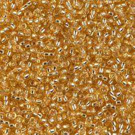 MR-11002 Miyuki Rocailles silverlined gold (11-3) 11/0 ±15 gram