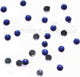 01450 (B) Klebe stein acryl Blau und Violett (Mix) 3mm 25 stück