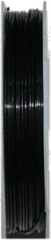 E-0831 Elastiek  Zwart 0,8mm ±9 Meter