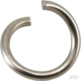 05084 Ringetjes (Buig) 304 Stainless steel Metaalkleurig 6x0,8mm ±80 Stuks