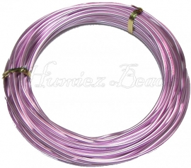 A-0011 Aluminium draad Lila 2mm 12 meter