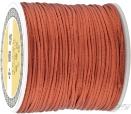 N-1014 Nylondraad (lijkt op satijnkoord) Sienna 1mm ±14 meter