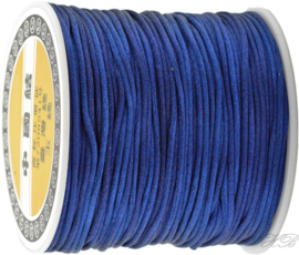 N-1005 Nylondraad (lijkt op satijnkoord) Midnight blue 1mm ±14 meter