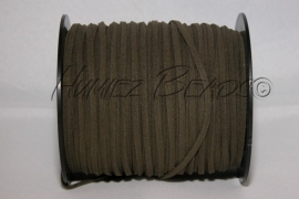 V-0037 Veloursband​ A-kwaliteit Dunkel grün 1 meter