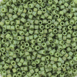MD-11123 Miyuki Delica's opaque matte ab glazed pistachio (DB-2310) 11/0 ±2 gram