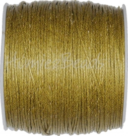 W-0004 Waxkoord Beige-bruin ±70 meter