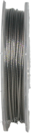 S-0001 Stahldraht​ 10meter Silberfarbe 0,45mm