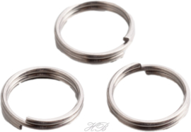 02619 Splitring (304 Stainless steel) Metaalkleurig 14x2mm ±20 stuks