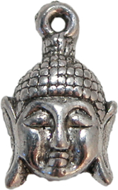 01933 Anhänger buddha kopf Antiksilber 20mmx12mm 3 stück