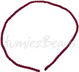 03423 Glasparel streng (±30cm) Rood 3mm 1 streng