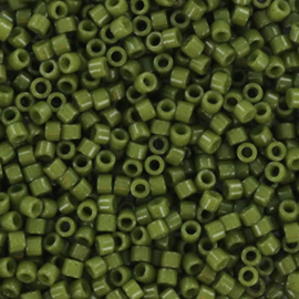 MD-11124 Miyuki Delica's duracoat opaque dyed moss green (DB-2357) 11/0 ±3 gram
