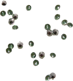 01461 Plaksteen Similisteen acryl Groen 2mm 25 stuks