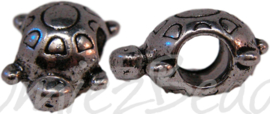 00435 Pandora kraal schildpad Antiek zilver