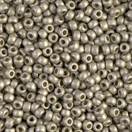 MR-08040 Miyuki Rocailles duracoat galvanized matte light pewter (8-4221F) 8/0 ±10 gram