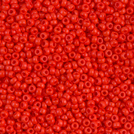 MR-11012 Miyuki Rocailles opaque vermilion red (11-407) 11/0 ±15 gram