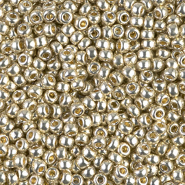 MR-08032 Miyuki Rocailles duracoat galvanized silver (8-4201) 8/0 ±10 gram