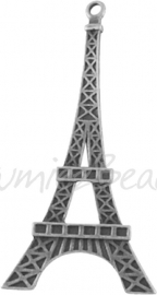 02768 Anhänger Eiffelturm Antiksilber (Nickelfrei) 69mmx36mmx3mm 1 stück