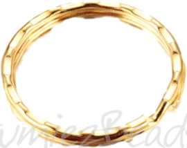 02073 Schlüsselring Goldfarbe 25mmx1,5mm 1 stück