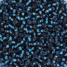 MR-11122 Miyuki Rocailles silverlined dyed blue zircon (11-1425) 11/0 ±12 gram