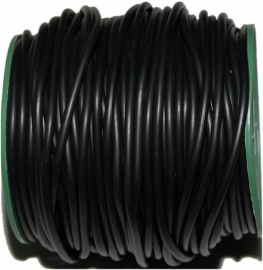 R-4015 Kautschukband (NICHT HOHL) Schwarz 4mm 1 meter