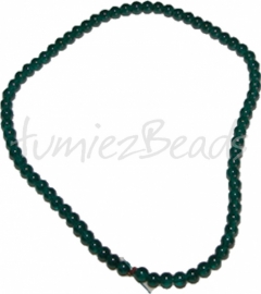 03502 Glasperle strang (±40cm) imitation jade Grün 6mm 1 strang