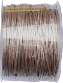 N-2102 Satijnkoord Beige 2mm 100 meter