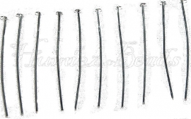 01098 Nietstift Zilverkleurig (Nikkelvrij) 30mmx0,7mm ±60 stuks