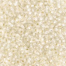 MR-11001 Miyuki Rocailles silverlined crystal (11-1) 11/0 ±15 gram