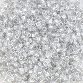 MD-11108 Miyuki Delica's sparkling silver gray lined crystal (DB-271) 11/0 ±5 gram