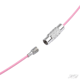 SP-0025 Spang met draaislot Roze  45cm 1 stuks