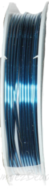 C-0076 Kupferdraht 2,5meter Blau/grün 1,0mm 1 rol