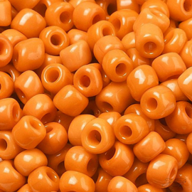 05846 Rocaille Opaque Dark orange   6/0 ±20 gram