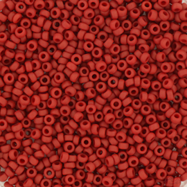 MR-15017 Miyuki Rocailles metallic matte brick red (15-2040) 15/0 ±5 gram