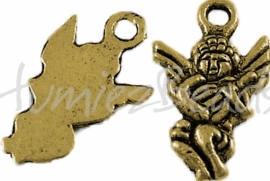 00116 Anhänger engel mit gitarre Antikgold (Nickelfrei) 17,5mmx10,5mm