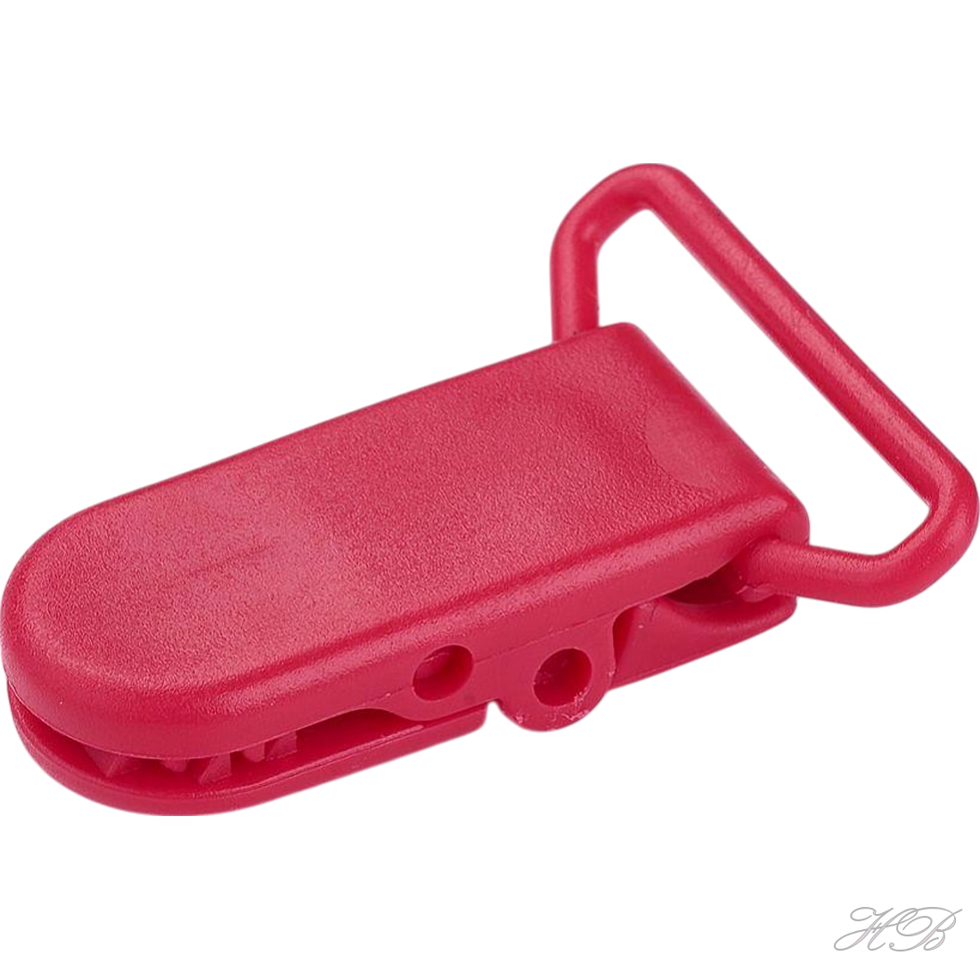 05622 Speenclip plastic Red   43x31x9mm 2 stuks