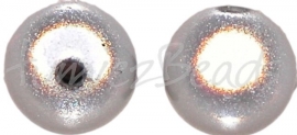 03366 Acryl perle miracle Weiß 12mm; loch 2mm 6 stück