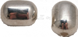 01391 Metall-look perle zylinder Antiksilber 26mmx19mm 3 stück