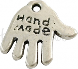 00135 Bedel hand made Antiek zilver (Nikkel vrij) 11 stuks