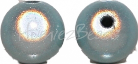 03378 Acryl perle miracle Hellblau 12mm; loch 2mm 6 stück
