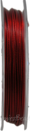 S-0007 Staaldraad 10 meter Rood