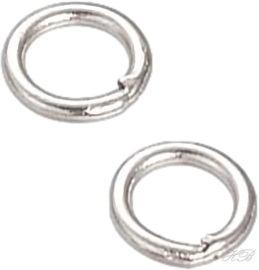 04786 Ringetjes Gesloten (304 Stainless steel) Metaalkleurig 4x0,7mm ±20 Stuks