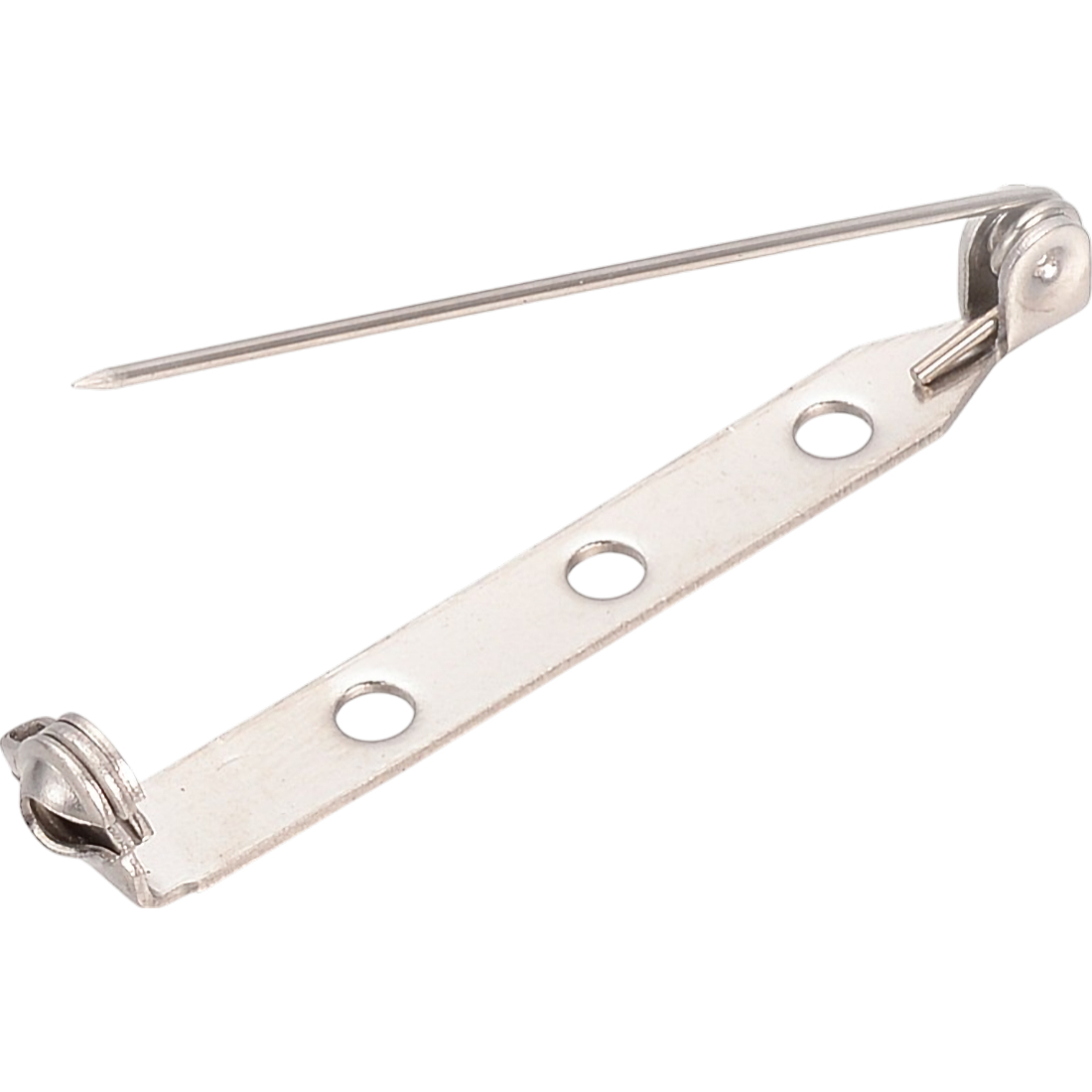 05646 Brochespeld  Metaalkleurig 304 stainless steel  32x7,5mm 4 stuks