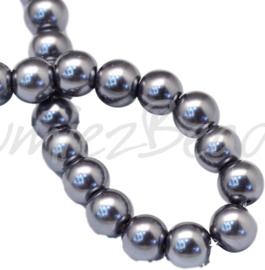 04031 Glasparel Gray 3-4mm; gat 0,5mm 1 streng ±30cm