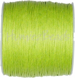 W-0028 Waxkoord Limegroen ±70 meter