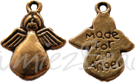 00428 Bedel Engel made for an angel Antiek goud (Nikkel vrij) 11 stuks