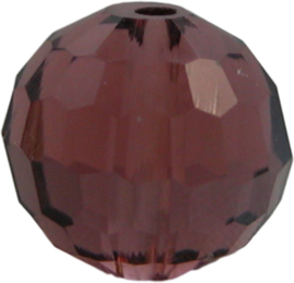 02333 Glasperle Imitation Swarovski 5000 round Garnet 10mm 4 stück