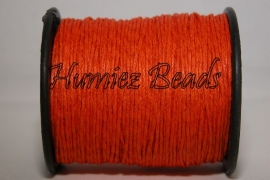 W-0010 Wachsband Orange 1mm  7 meter