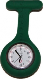 03551 Zusterhorloge siliconen Donker groen 90mmx40mmx9mm 1 stuks