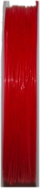 E-0835 Elastiek  Rood 0,8mm ±9 Meter