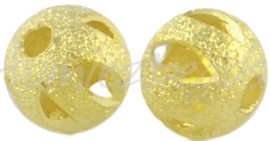 01188 Stardust Perle Goldfarbe 6mm; loch 1mm 10 stück